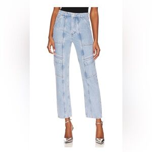 AGolde Cooper Cargo Jeans in Rank